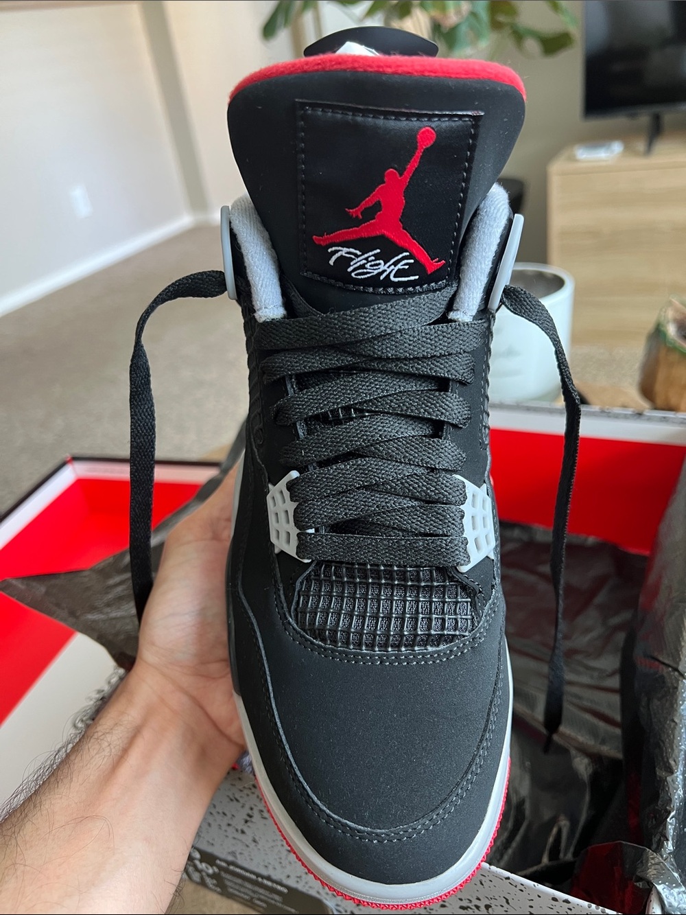 Nike Air Jordan 4 Retro “Bred” 2019 release - Picture 6 of 10